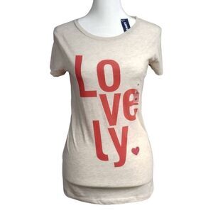 NWT Old Navy Lovely T-shirt Wheat Color Sz XS